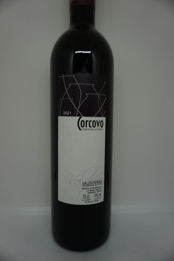 2021 Corcovo Tempranillo Roble Valdepeñas