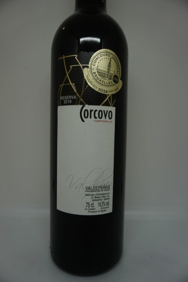 2019 Corcovo Tempranillo Reserva Valdepeñas